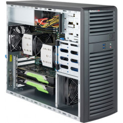 Workstation Supermicro 732-X8, 16GB, 480GB SSD, 600W
